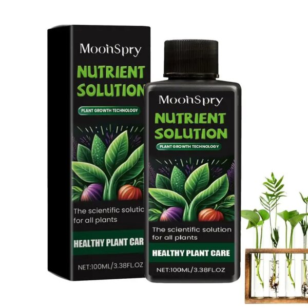 Plant Nutrients 100ml Plant Nutrient Solution Natural Liquid Fertilizer and Plant Growth Enhancer for Soils Plants Hydroponic