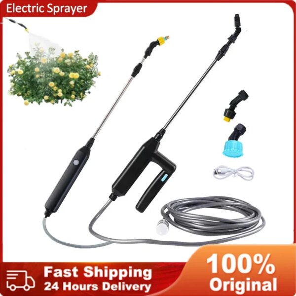 Electric Sprayer Gun Garden Automatic Atomization USB Plant Sprayer Bottle High Pressure Sprinkler Watering Garden Irrigation