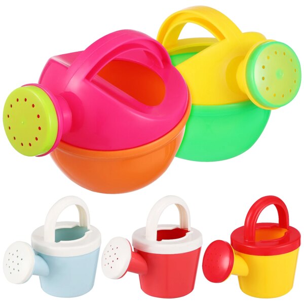 5 Pcs Children's Watering Bottles Pack Can for Kids Beach Toy Sand Toys 4-6 Plastic Baby Jug