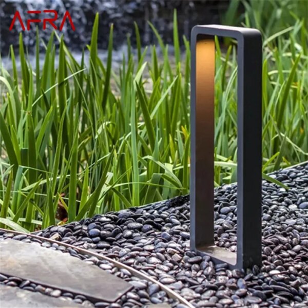 AFRA Modern Lawn Light Aluminum Waterproof IP56 LED Lamp Creative  Decorative For Garden Villa Duplex Park