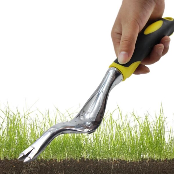 Garden Weeder Tool Lawn Sturdy Digging Puller Hand Weeding Effective Easy Apply Trimming Removal Grass puller Long Handle New