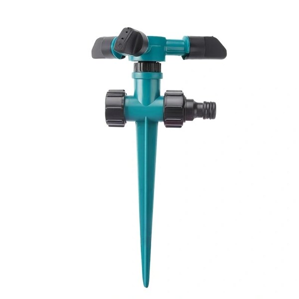 Ground Inserted 360 Degree Rotating Automatic Irrigation, Adjustable Spray Nozzle For Gardens And Lawns。