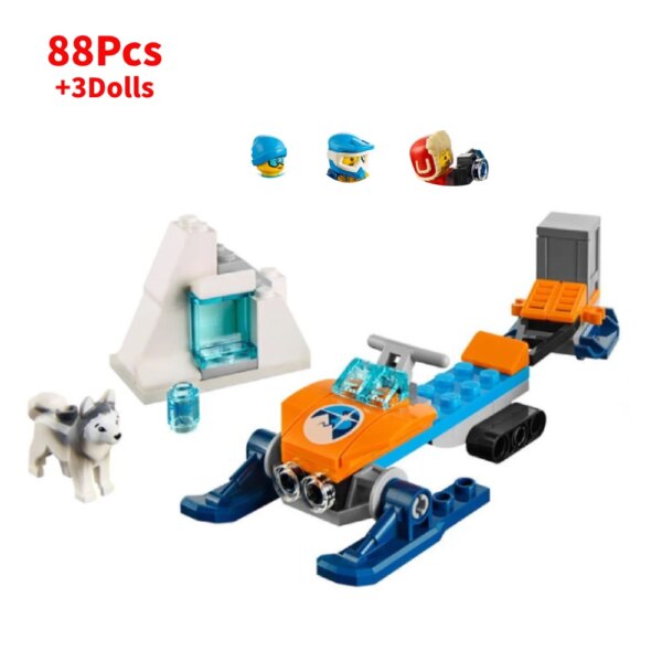 Limited Edition City Arctic Exploration Team 60191 Building Blocks Kit Model Moc Bricks Toys For Boys Birthday Gift For Children